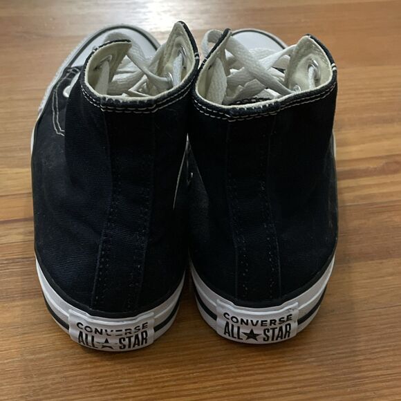 sold Converse Black Canvas High Top Sneaker Shoes Womens Size 6.5 W9160 - Picture 7 of 12
